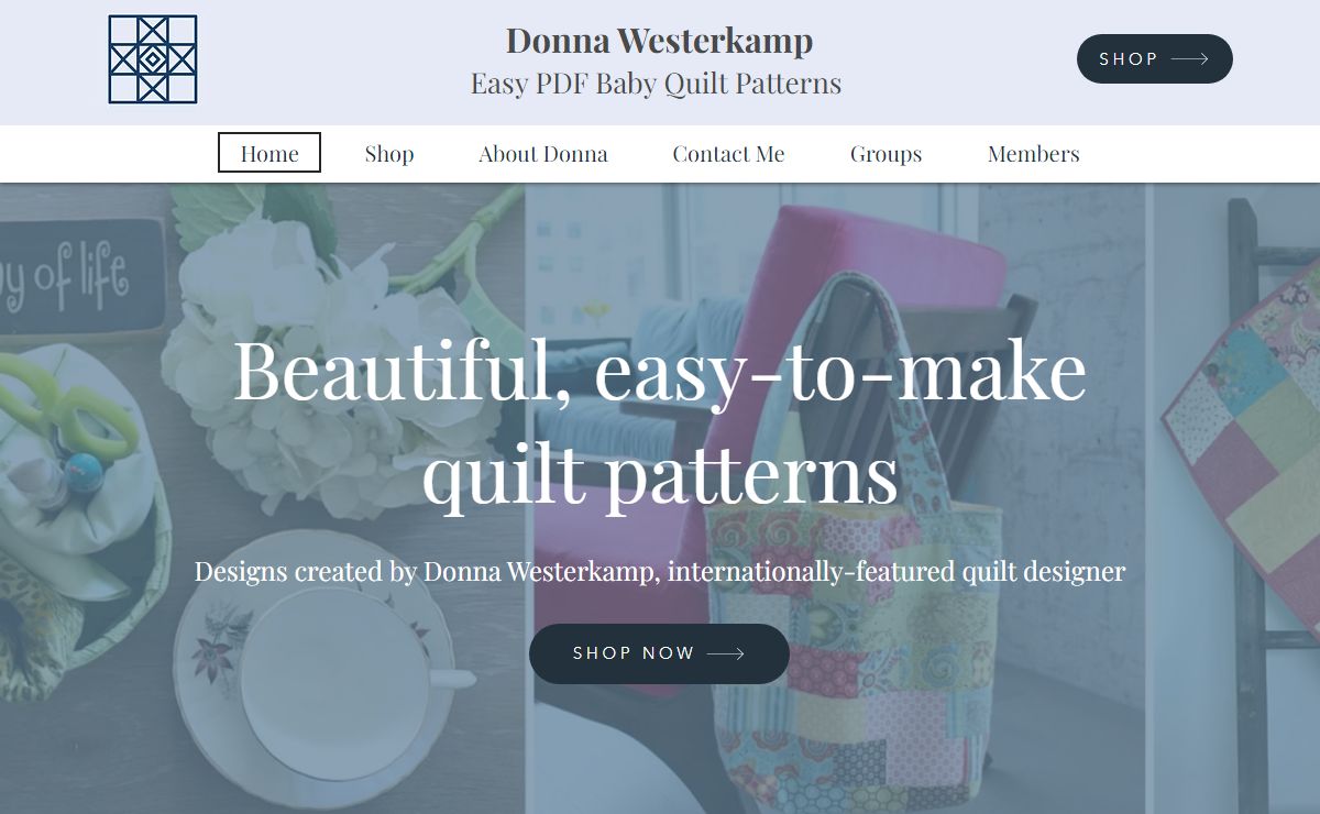 PDF Quilt Patterns by Donna Westerkamp | baby quilts