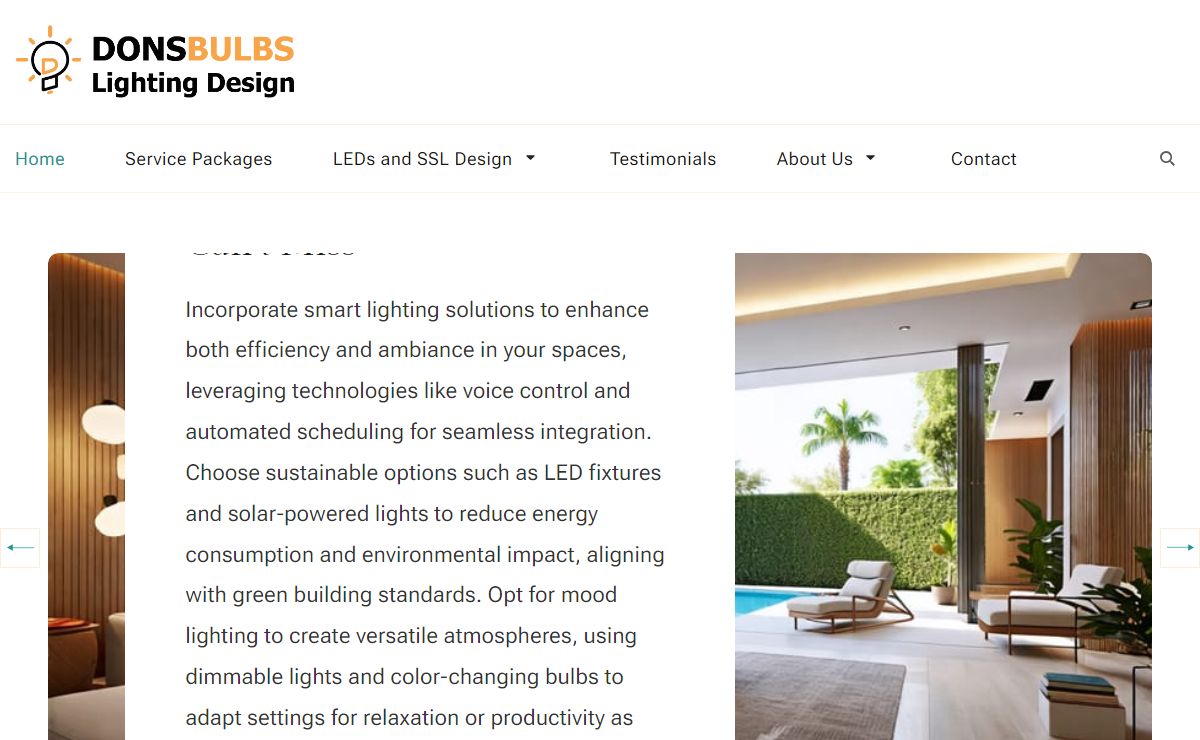 DonsBulbs Lighting Design