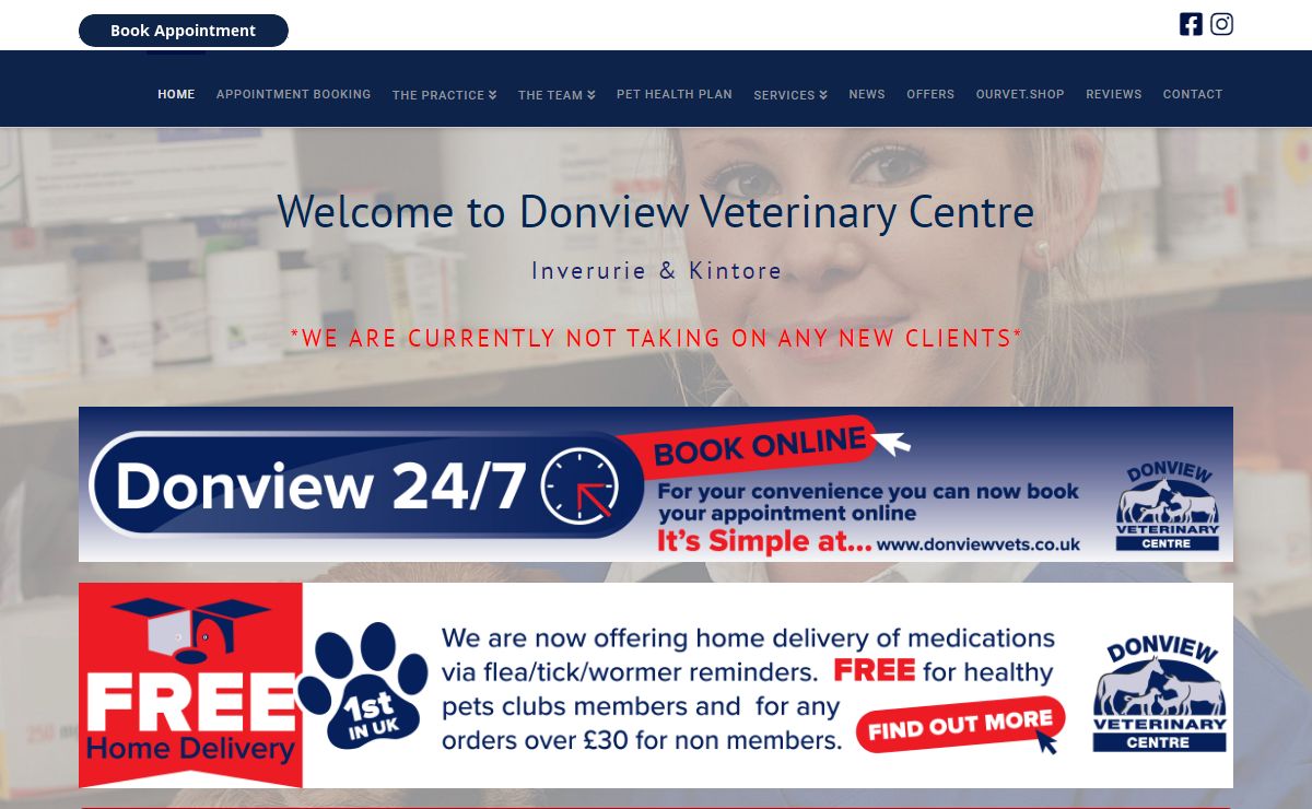 Donview Veterinary Centre - Inverurie & Kintore, Aberdeenshire