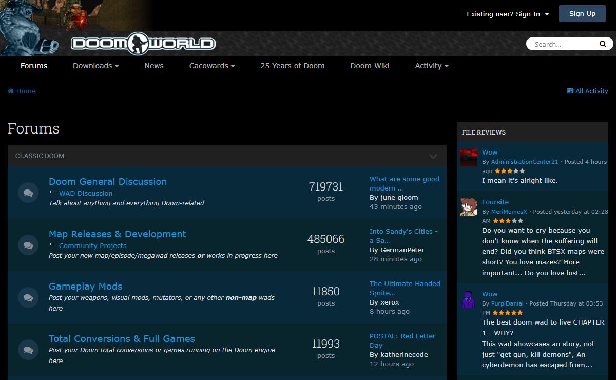 Forums - Doomworld