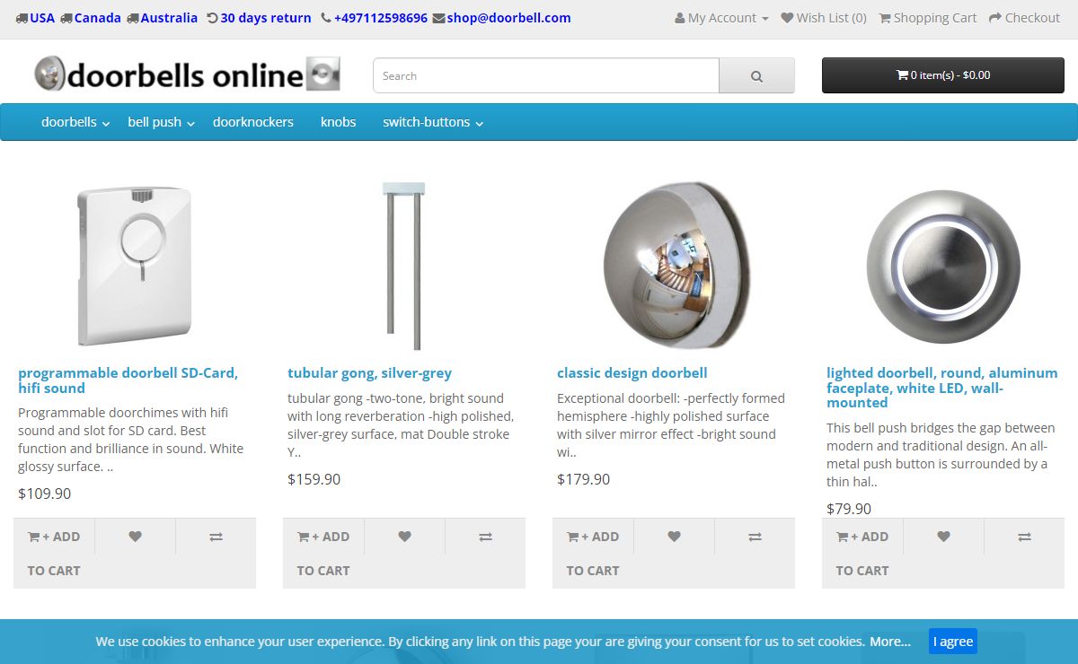 doorbell.com - premium products for your entrance