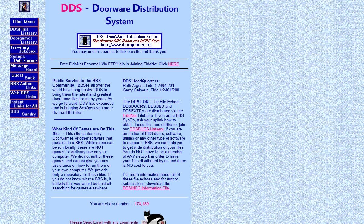 DoorGames.Org - DDS on the Web