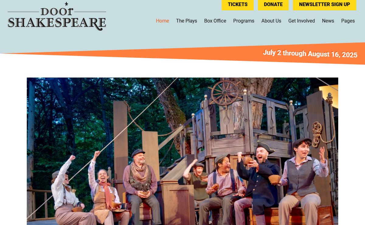 Door County's Professional Shakespeare Theater Company - Door Shakespeare