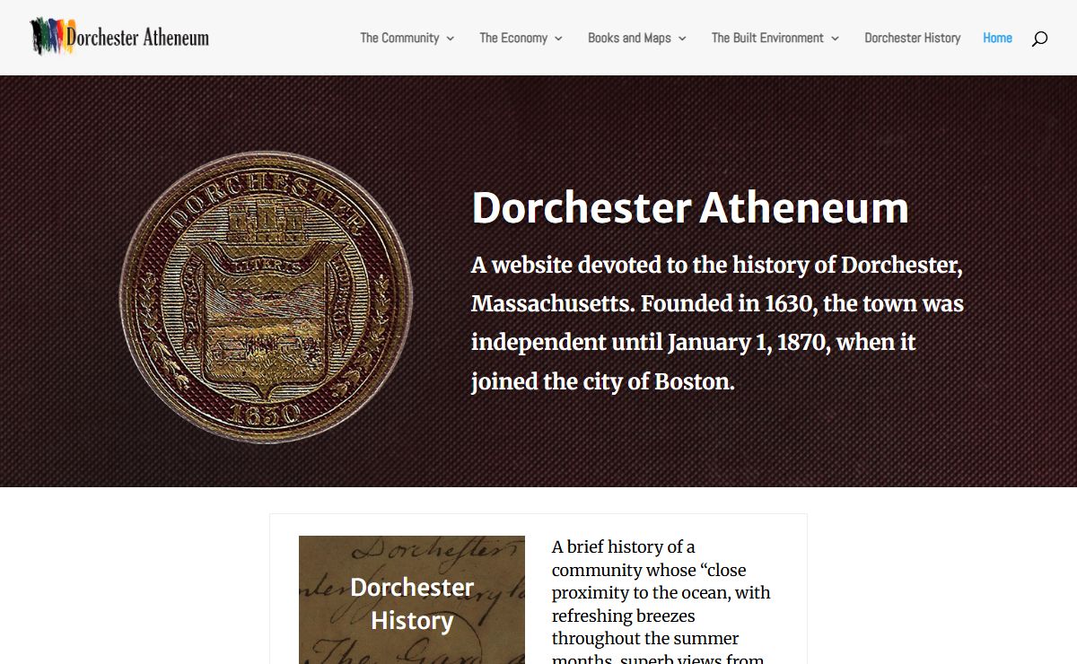 Home Page - Dorchester Atheneum
