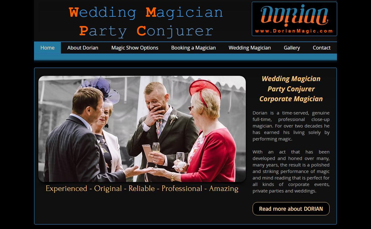 Wedding Magician | Party Conjurer | United Kingdom