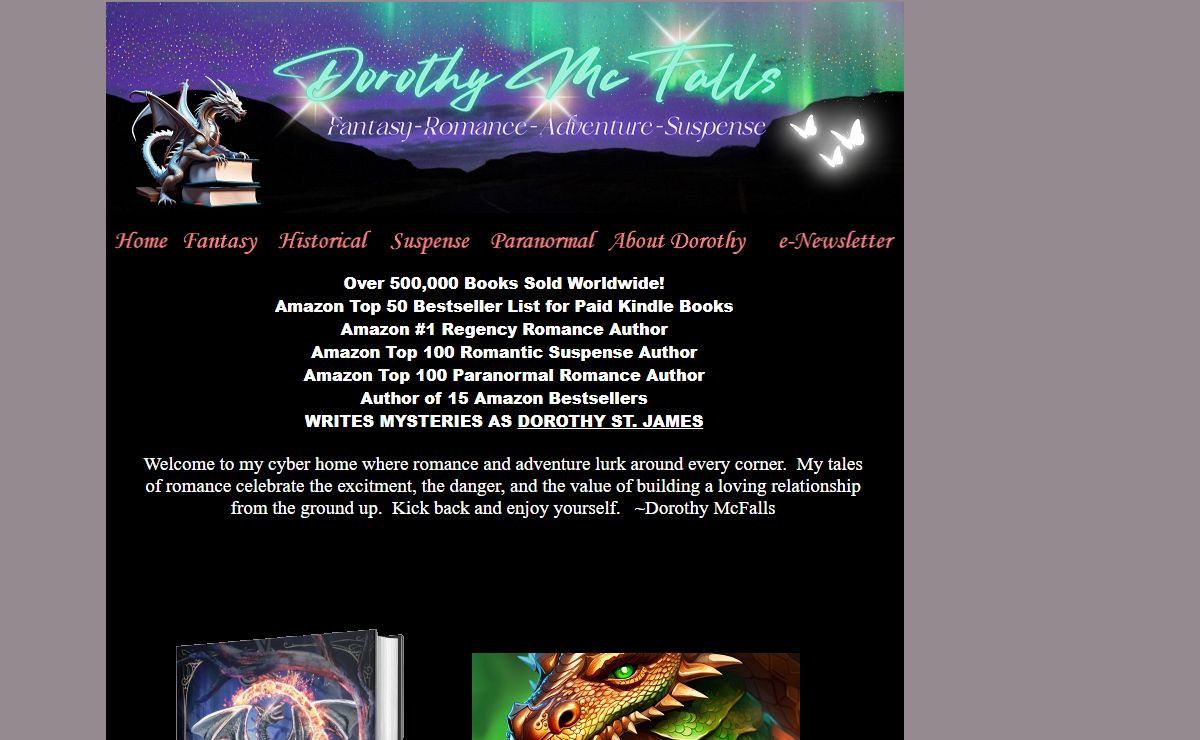 Regency and Romantic Suspense Author Dorothy McFalls