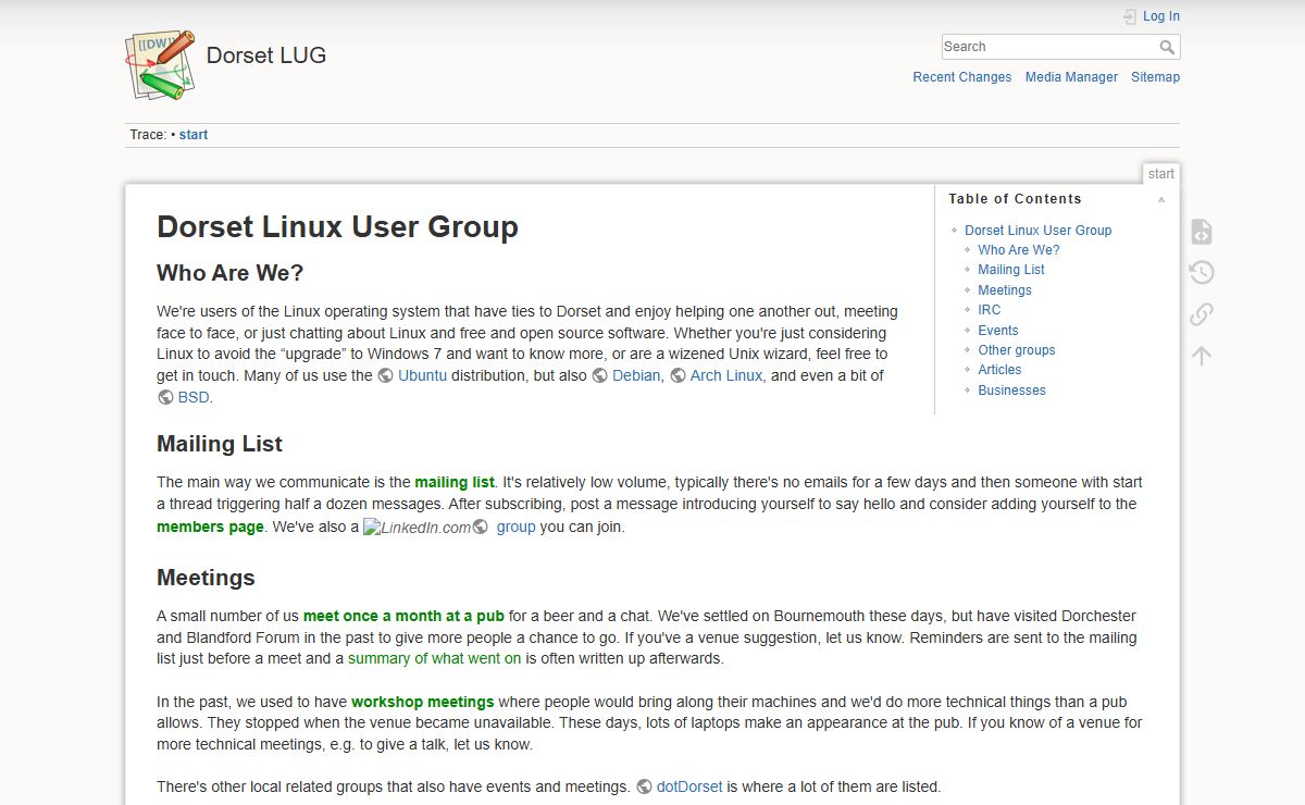 start [Dorset LUG]