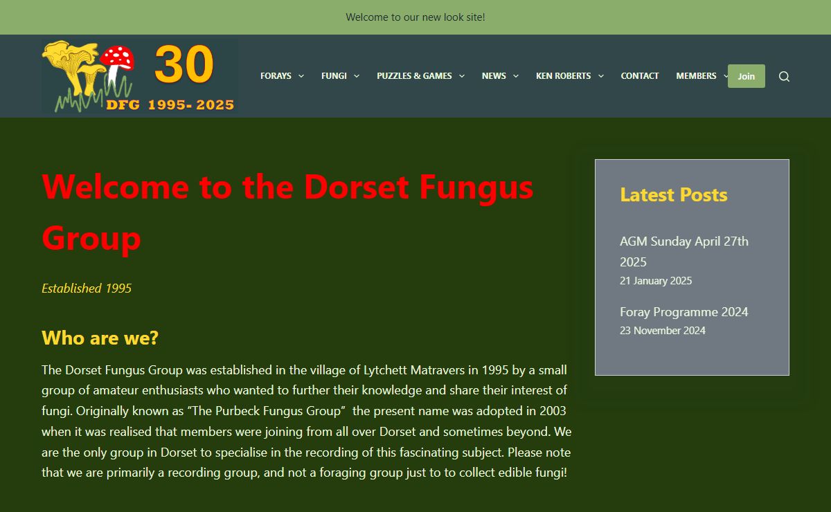 Home - Dorset Fungus Group