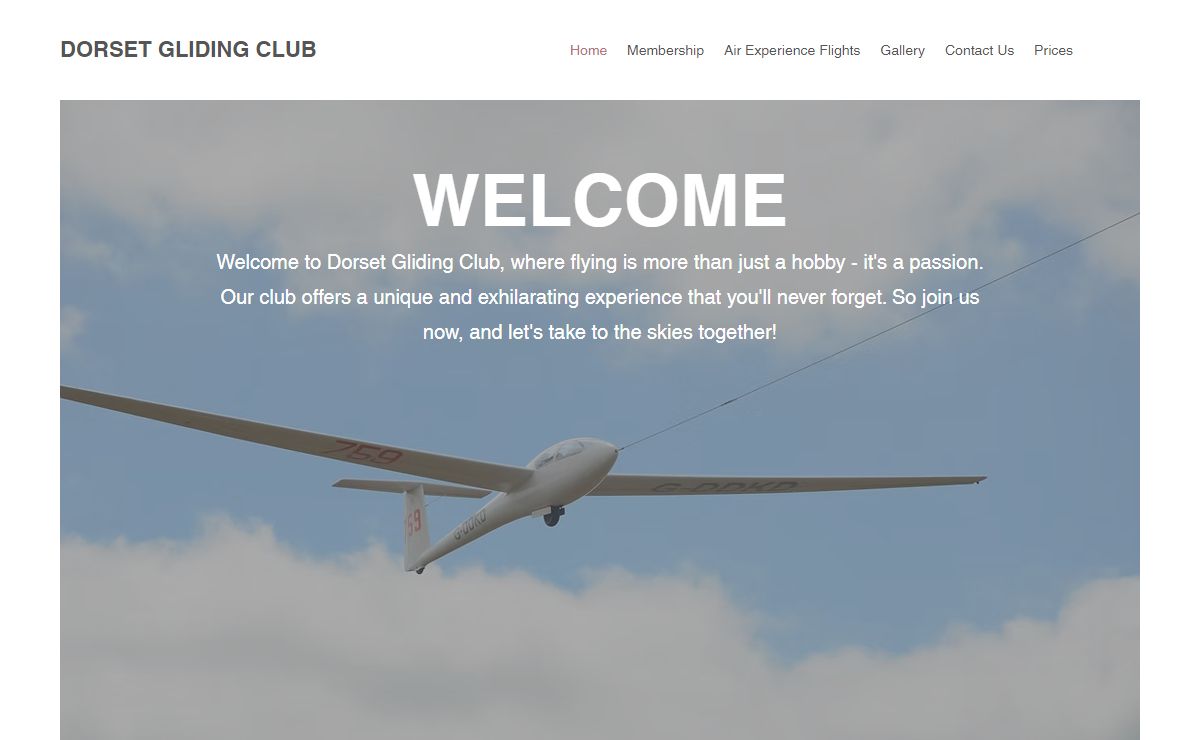 Home | Dorset Gliding Club
