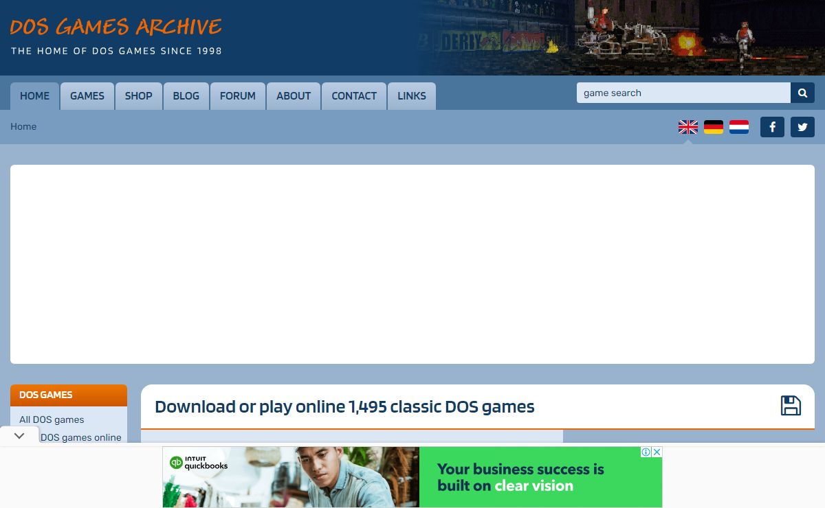 DOS Games Archive: download DOS games for free (MS-DOS)