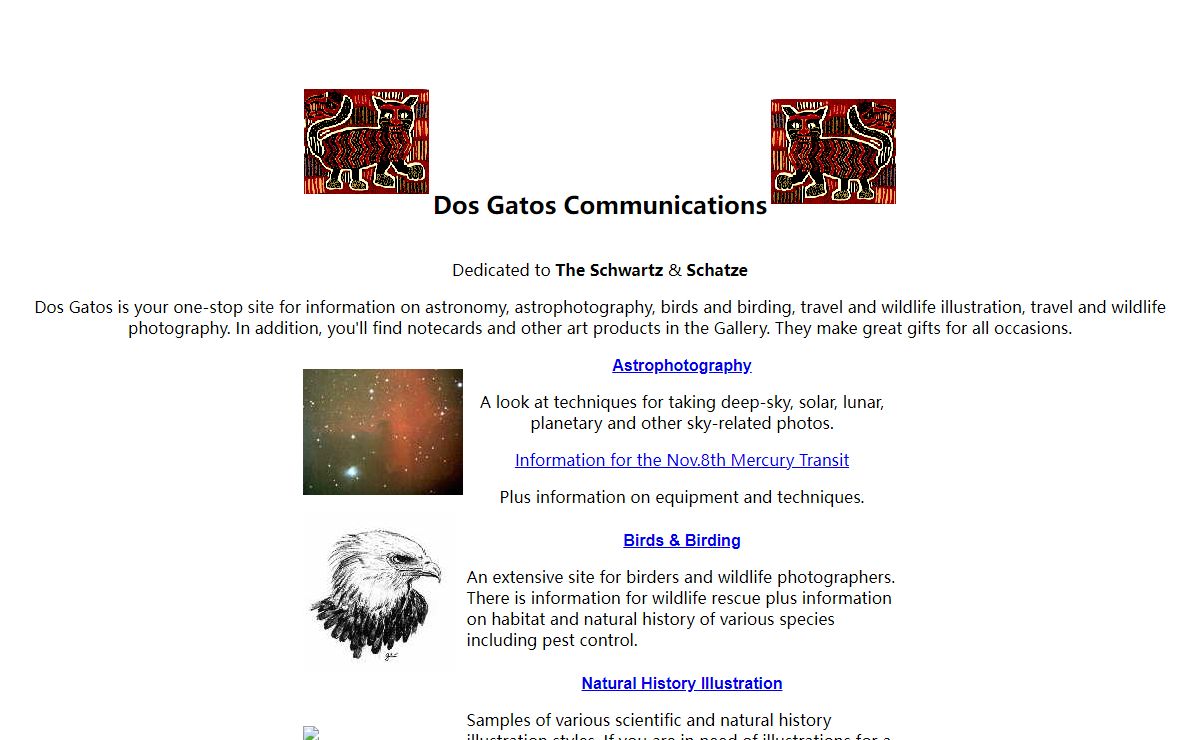 Photography, Graphics, Illustrations for Astronomers, Birders, Naturalists and Travelers