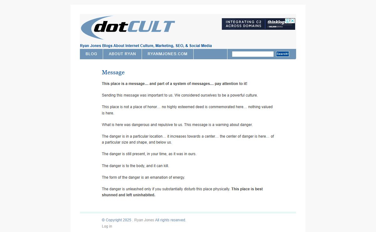 Ryan Jones Blog – dotCULT.com