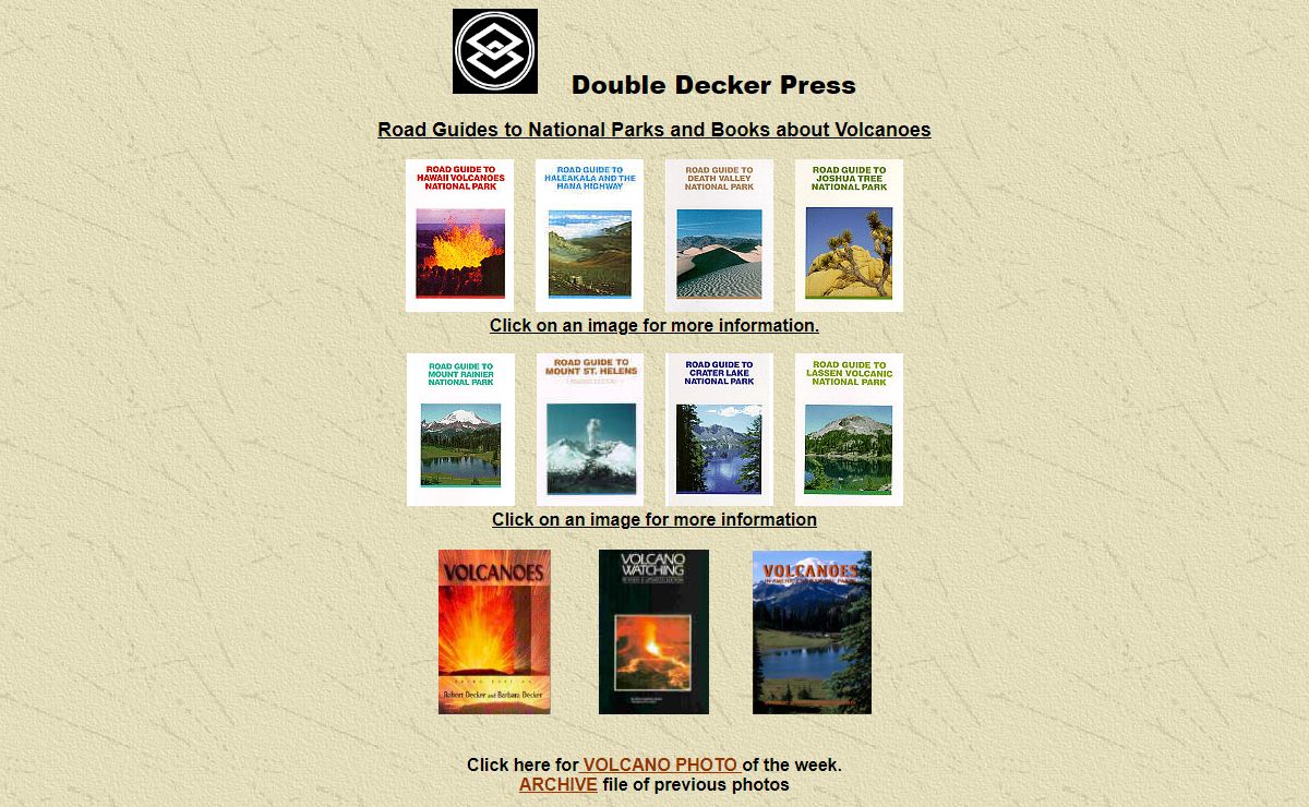 Volcano Photos & Books, Double Decker Press