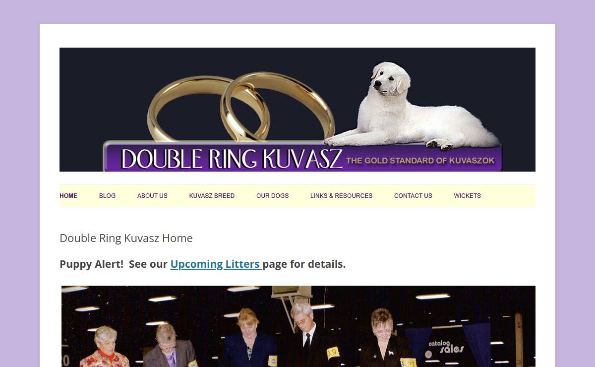 Double Ring Kuvasz -Home of over 8 Generations of Champion Kuvasz
