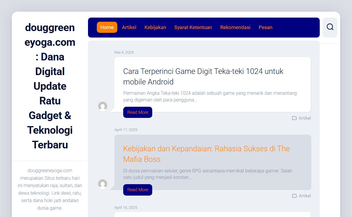 douggreeneyoga.com: Dana Digital Update Ratu Gadget & Teknologi Terbaru