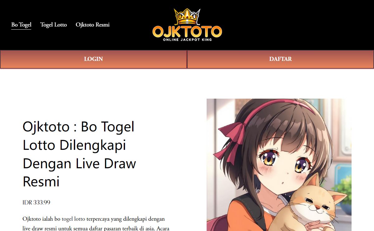 Ojktoto : Bo Togel Lotto Dilengkapi Dengan Live Draw Resmi
