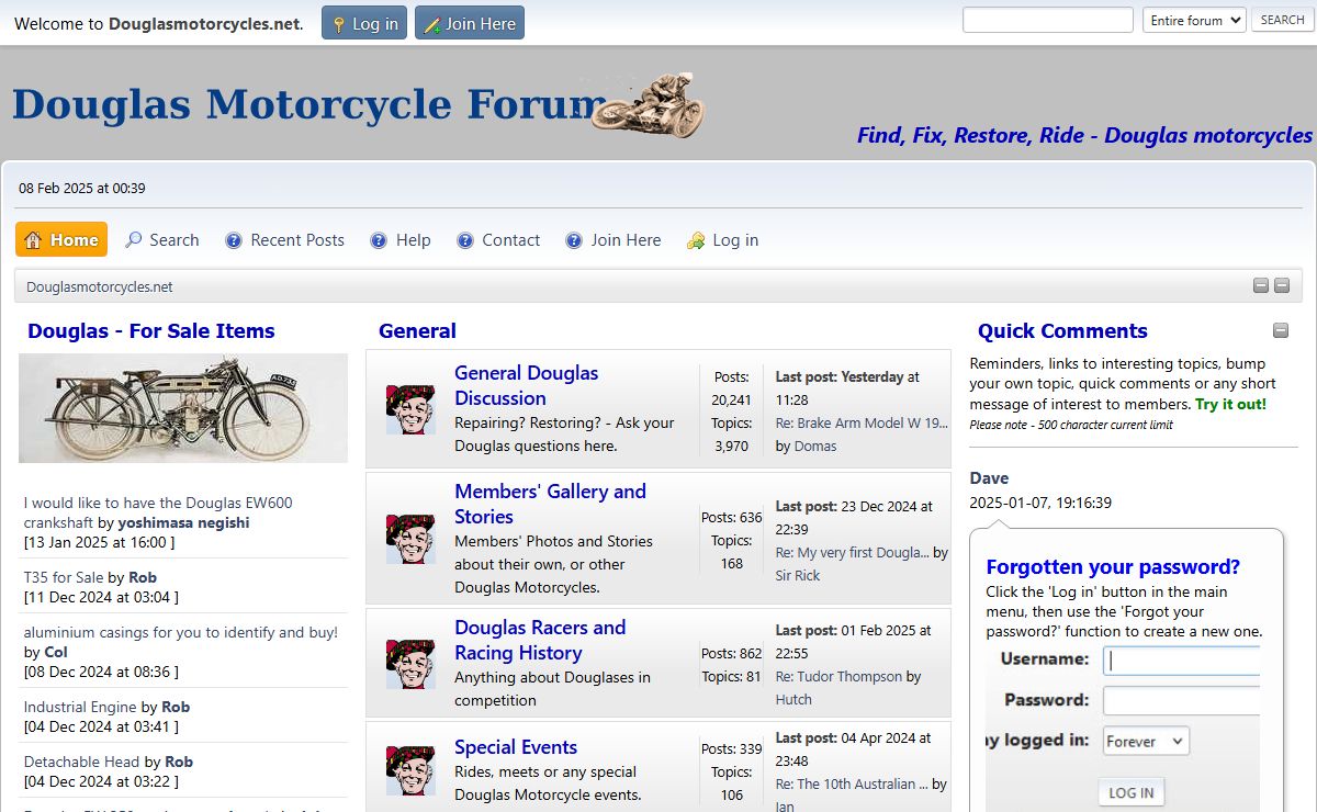 Douglasmotorcycles.net - Index