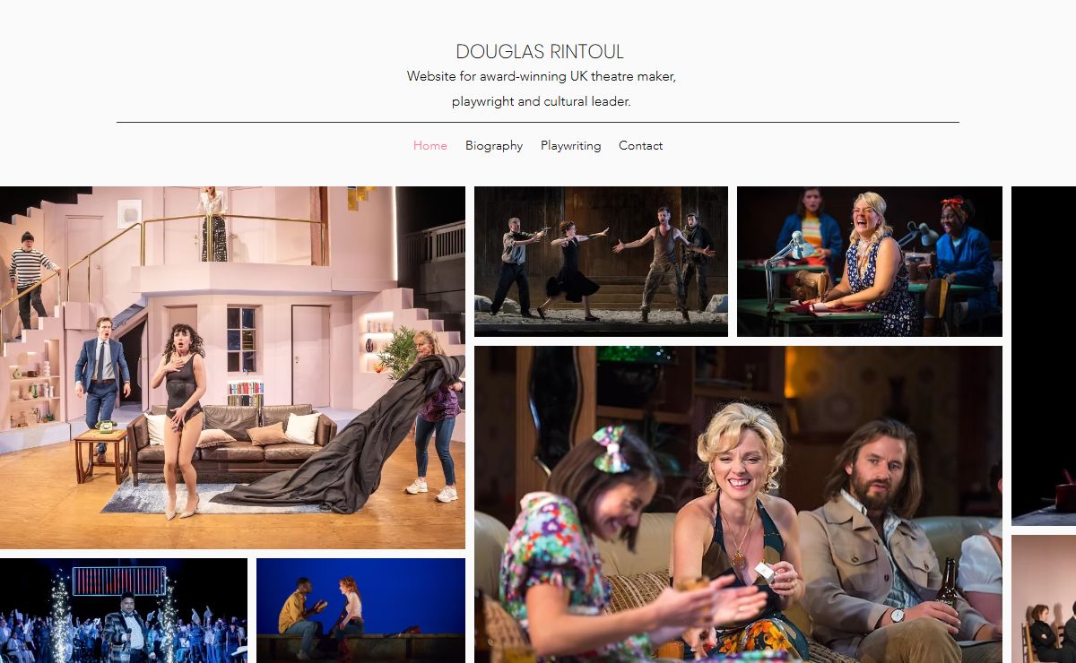 Theatre Director, Playwright and Cultural Leader | Douglas Rintoul | Ipswich & London England