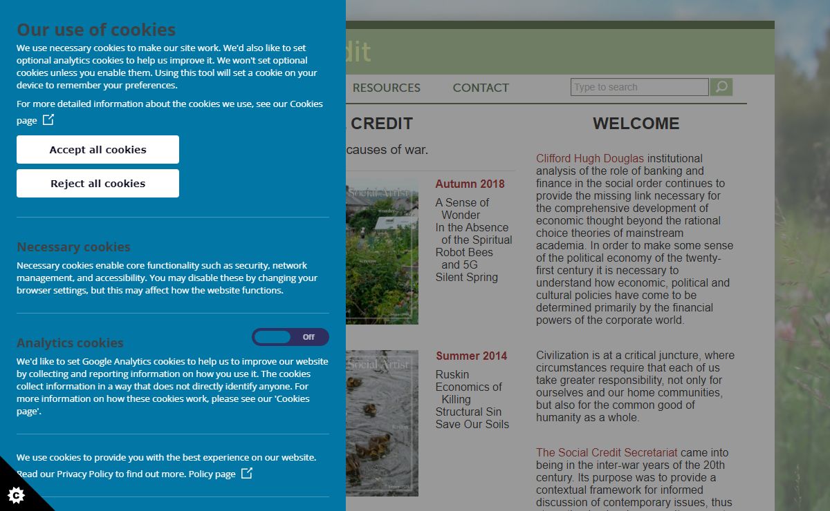 Douglas Social Credit - Home