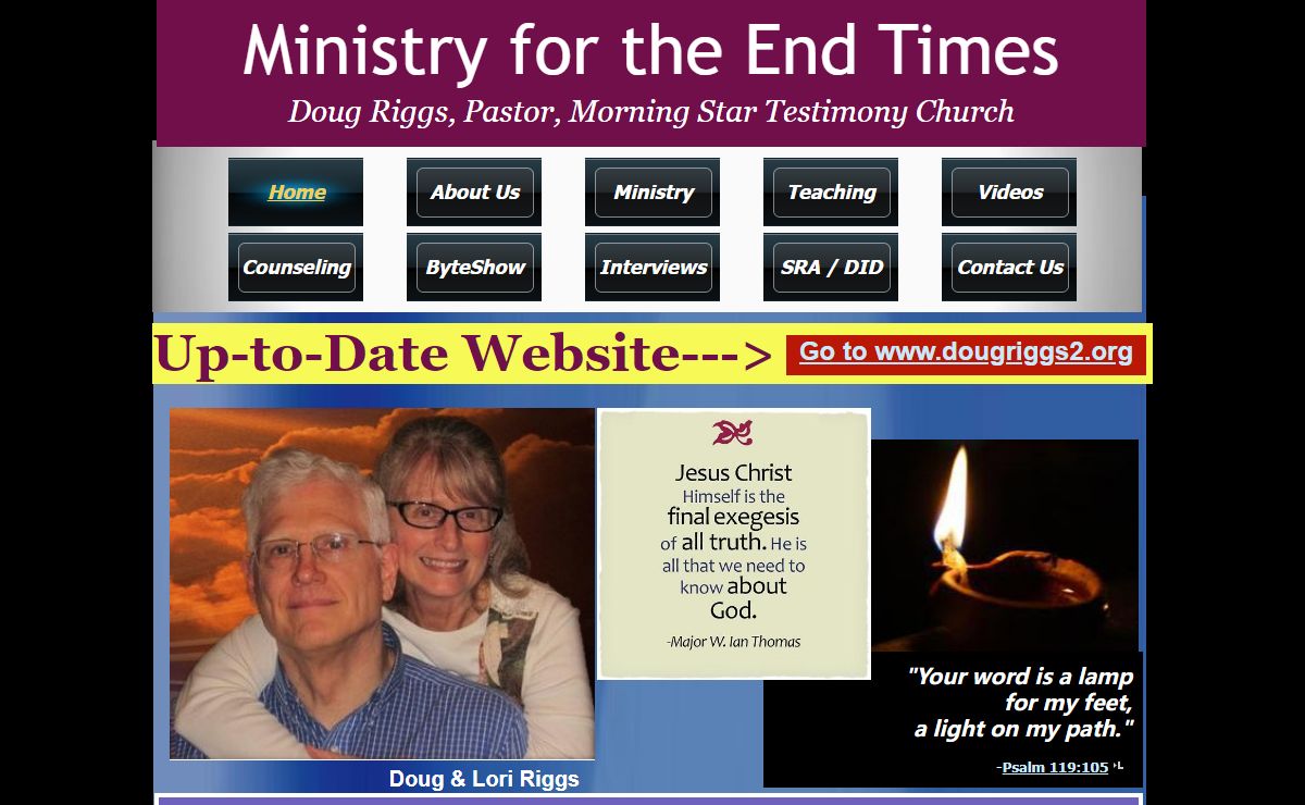 Doug Riggs - Former Pastor of Morning Star Testimony Church