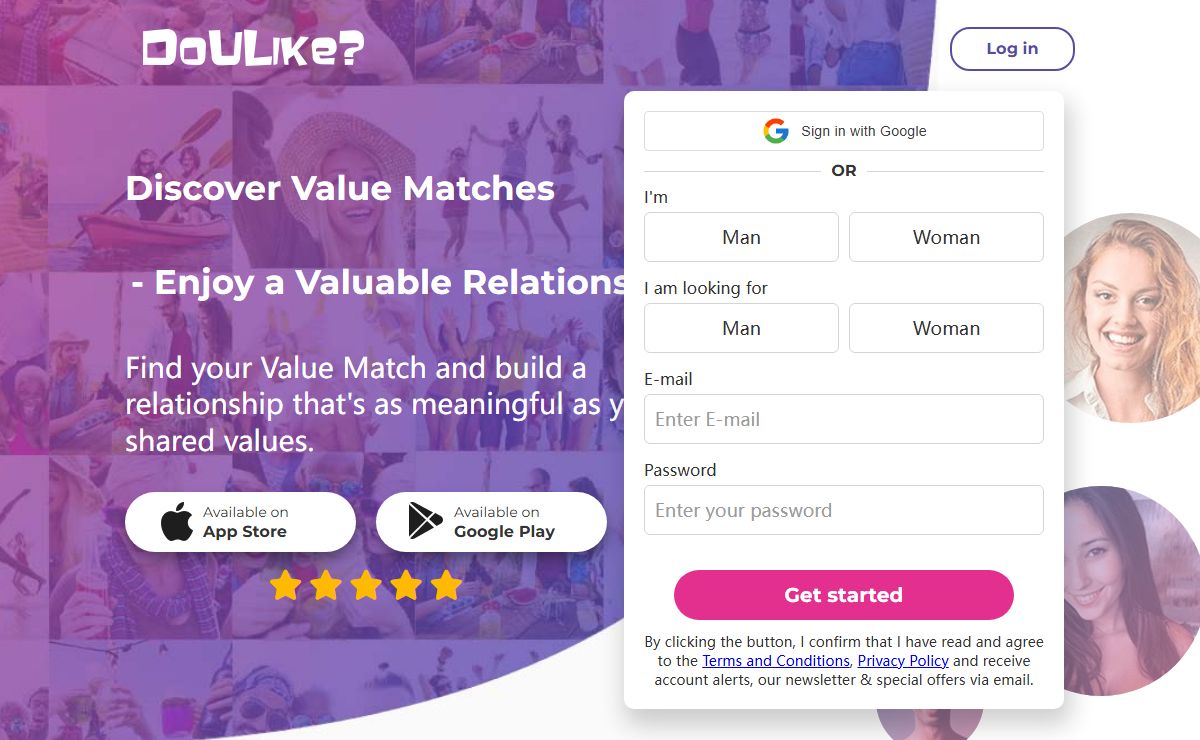 DoULike - Online Dating Site & App to Find Value Matches