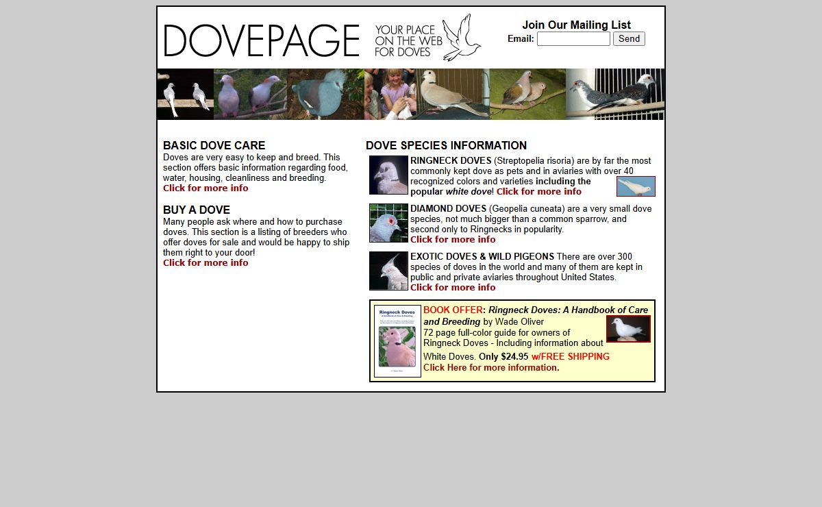 DOVEPAGE - dovepage.com