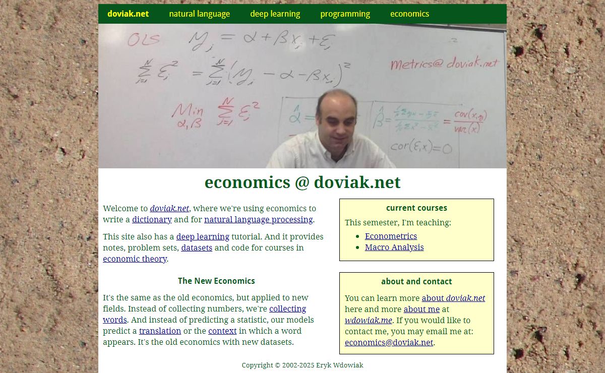 economics @ doviak.net