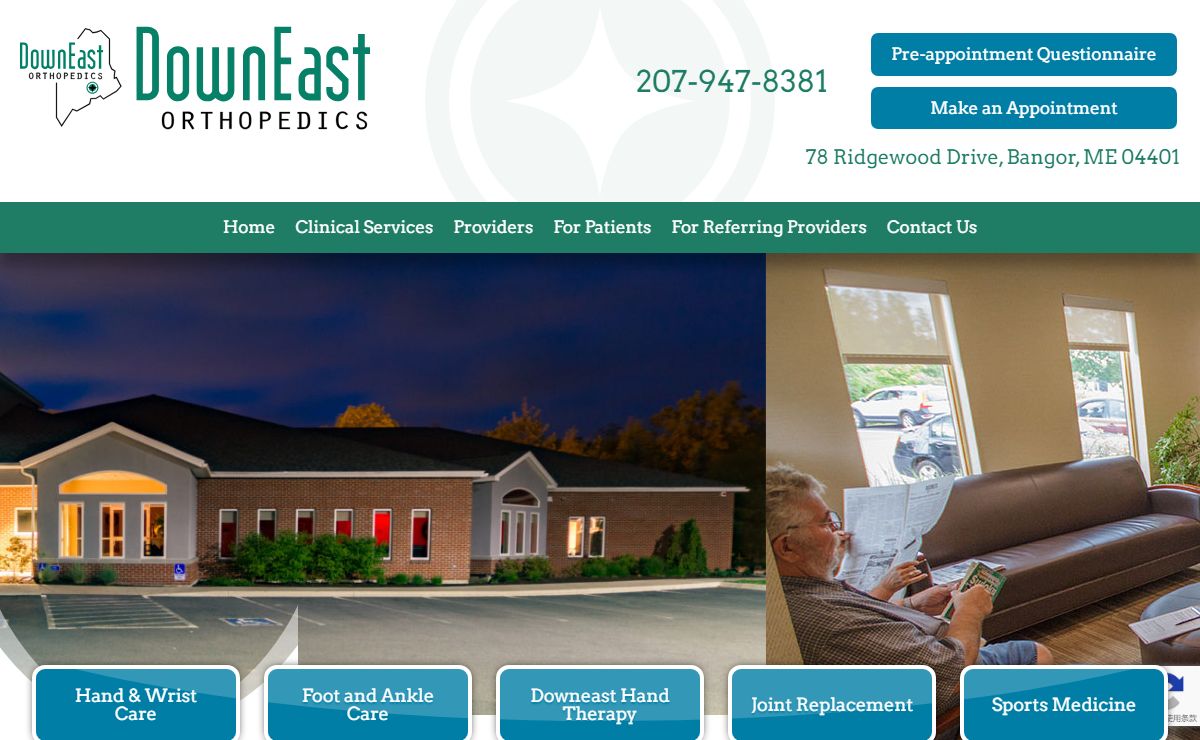 DownEast Orthopedics | Hand, Hip, Knee, Sports Injury & MRI Services | DownEast Orthopedics