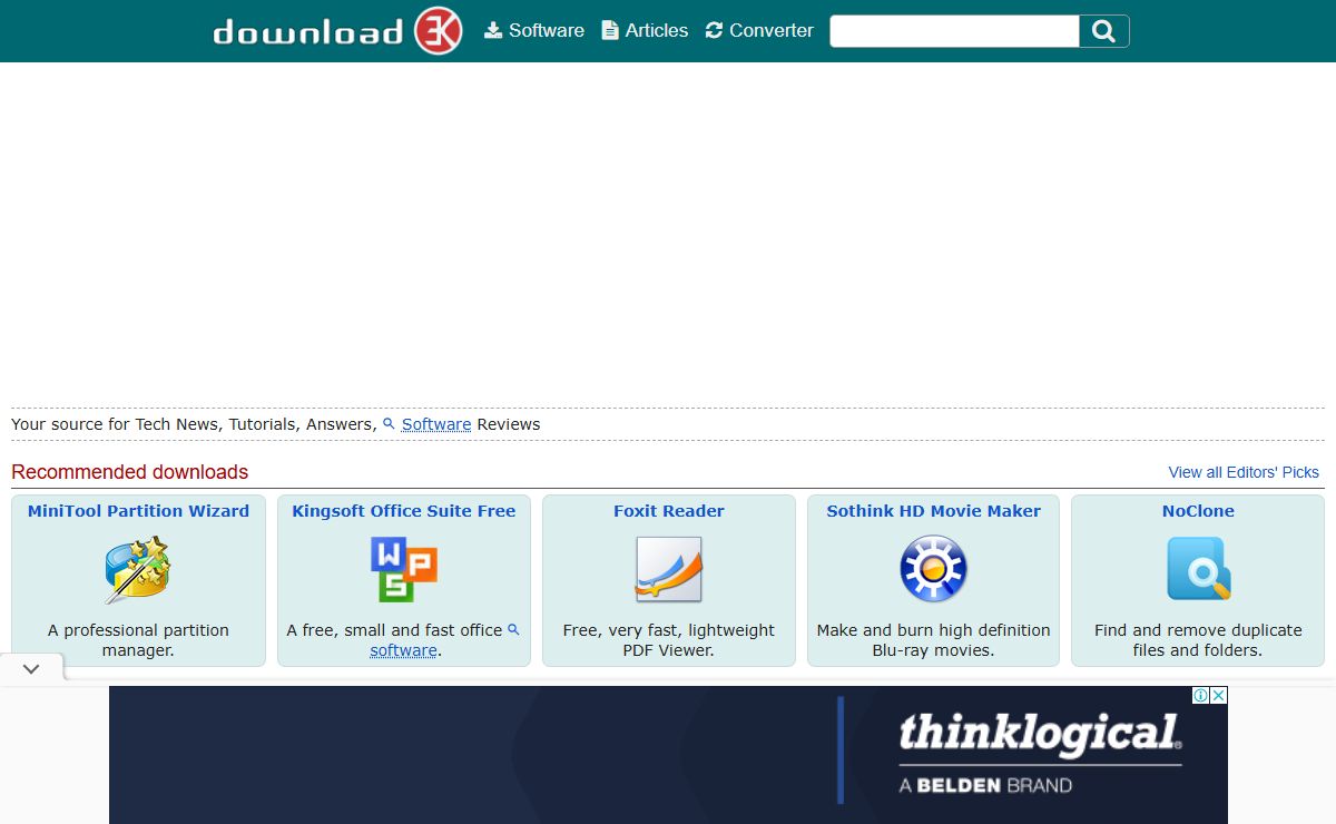 Download3K - Tech News, How To's, Answers, Software Reviews, Software Downloads
