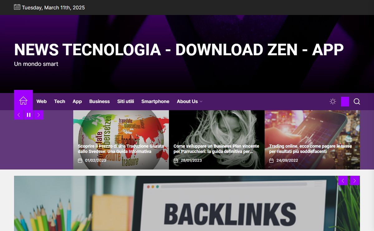 News Tecnologia - DownLoad Zen - App - Un mondo smart