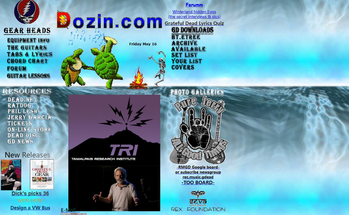 Dozin.com - Grateful Dead Resources