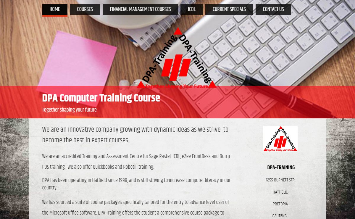 Pastel Courses - Together Shaping Your Future - 012 362 6682 - HOME