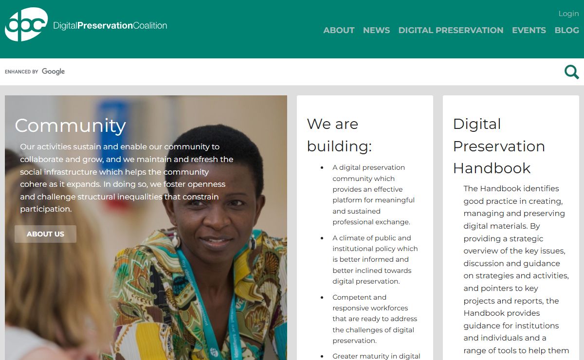DPC Homepage - Digital Preservation Coalition
