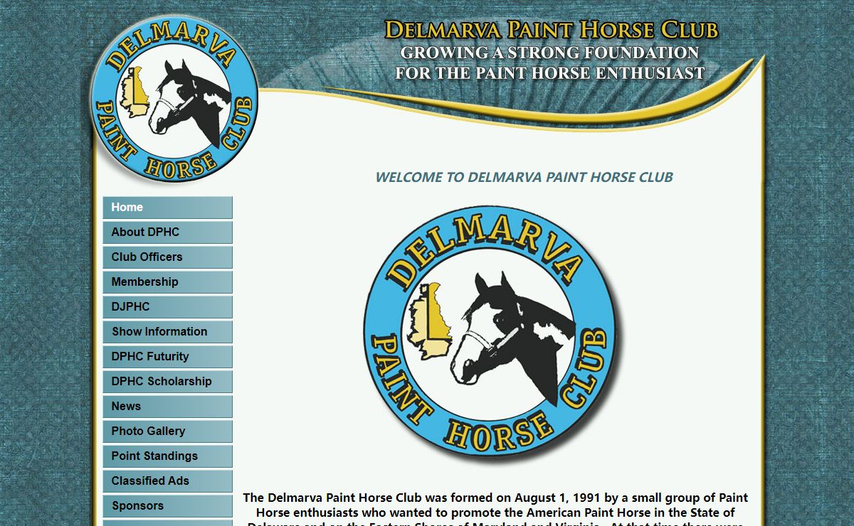 Welcome to Delmarva Paint Horse Club