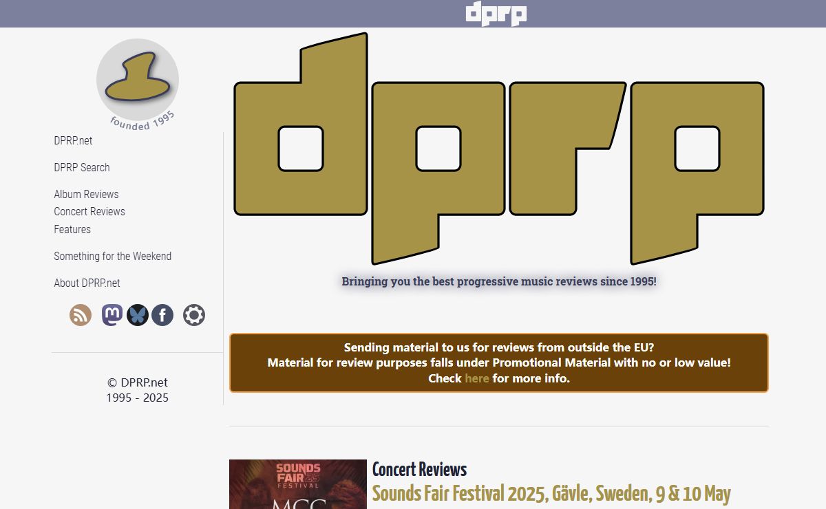 DPRP.net - bringing you the best progressive music reviews since 1995!