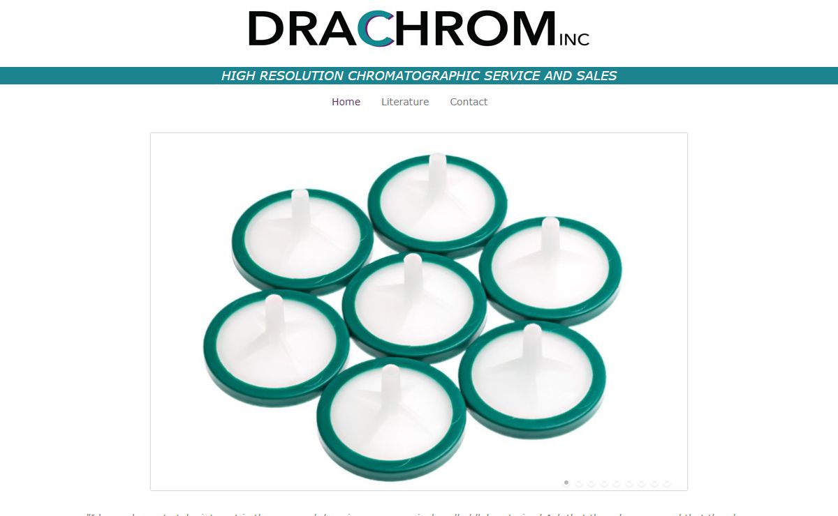 High Resolution Chromatographic Service And Sales | Drachrom, Inc.