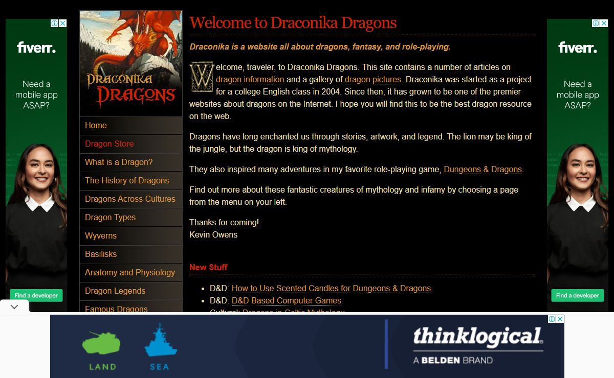 Draconika - Dragons, Dragon Information, and Dragon Pictures