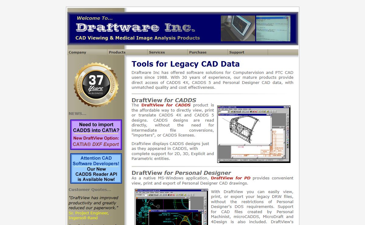Draftware Inc. - Legacy CAD Solutions