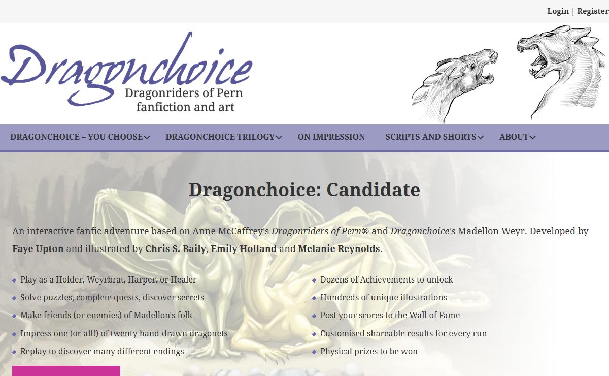 Dragonchoice | Dragonriders of Pern fanfiction and fan art
