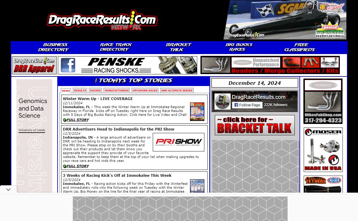 Drag Racing News and Results | Drag Race Results