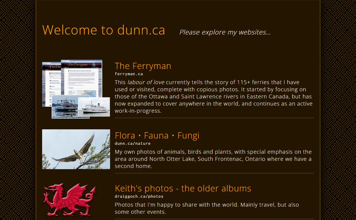 dunn.ca - The Ferryman, Otter Lake flora and fauna, Keith's photos | dunn.ca