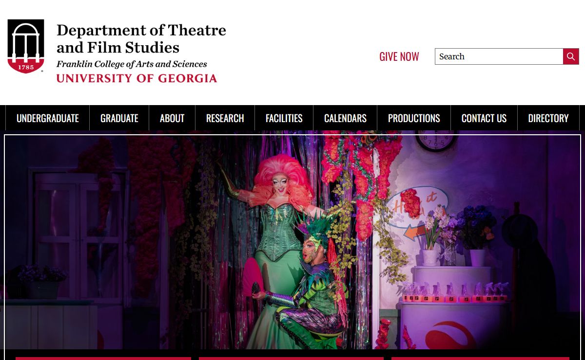 Welcome to the UGA Department of Theatre and Film Studies | UGA Theatre and Film