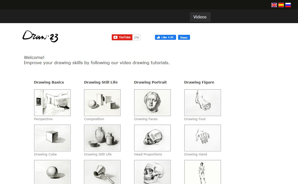 Drawing Lessons - How to Draw the Portrait - Drawing Figure - Drawing Still Life.