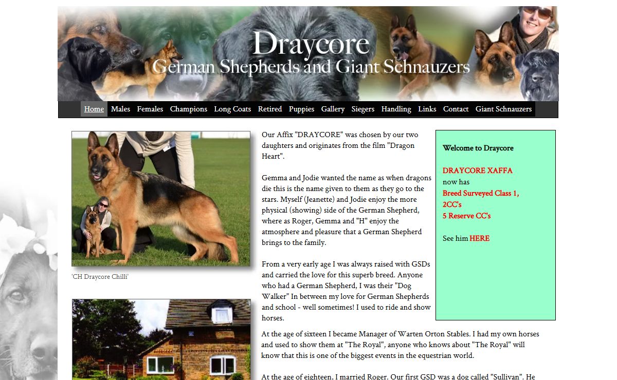 Home | Draycore GSD