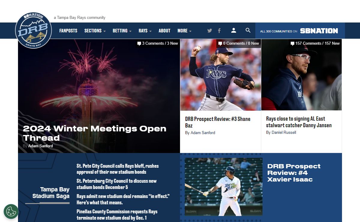 DRaysBay, a Tampa Bay Rays community