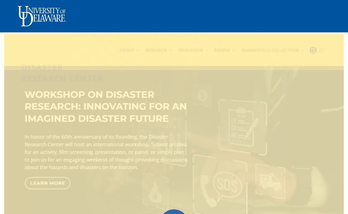 University of Delaware Disaster Research Center