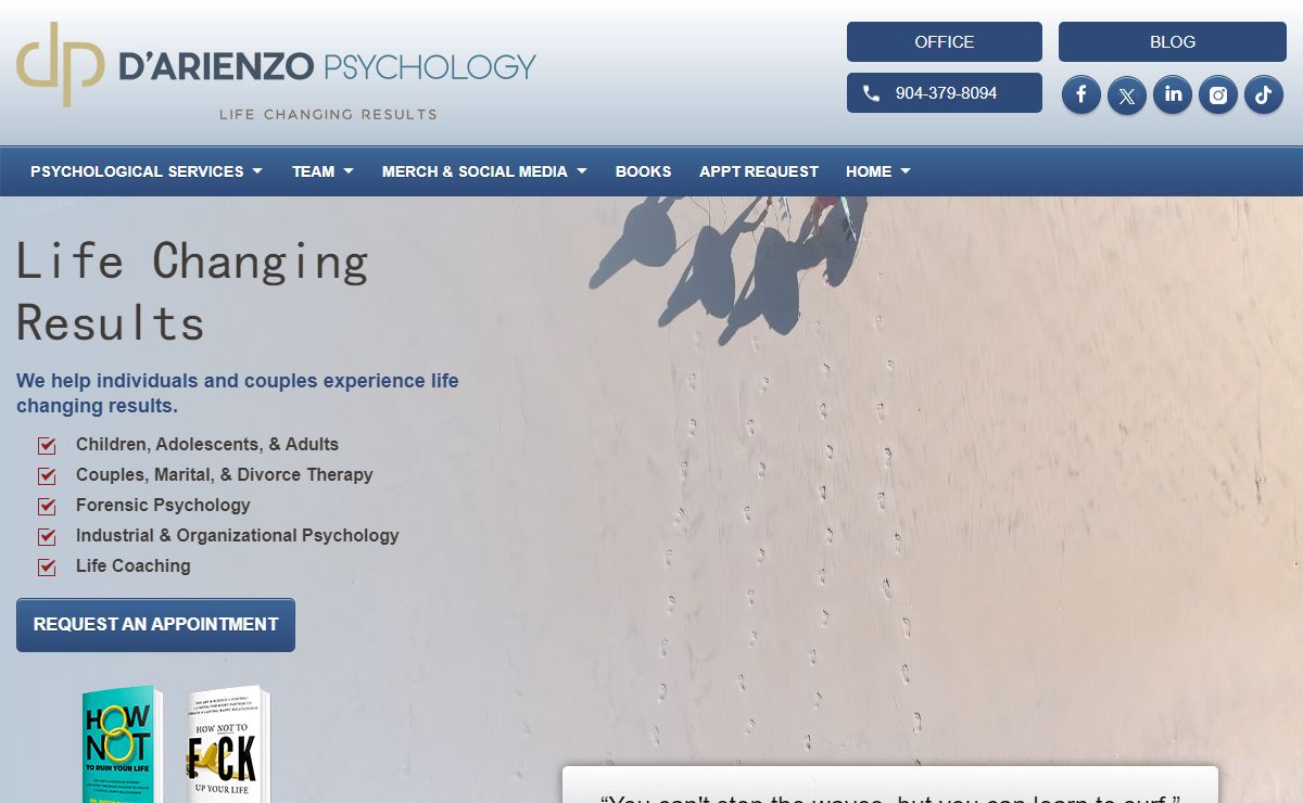 Jacksonville Psychologist: Forensic and Business Psychology, Marriage Counseling