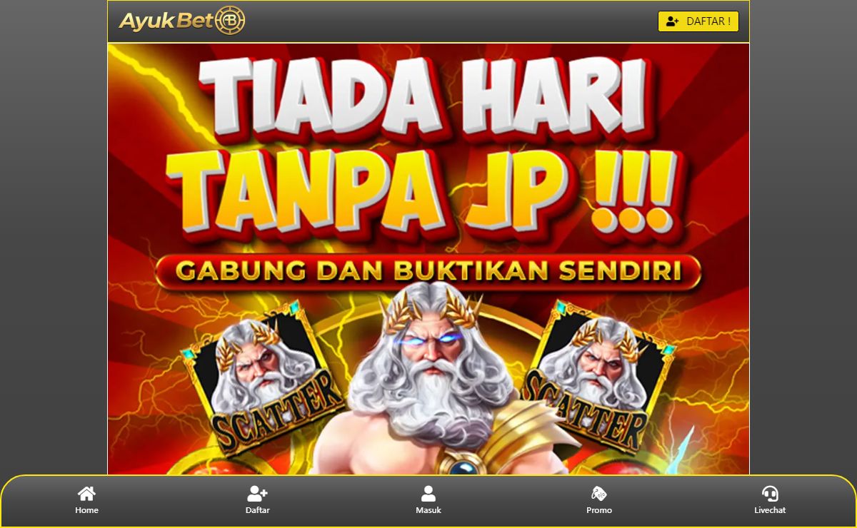AYUKBET: Link Slot Online Indonesia & Situs Slot Gacor Hari Ini