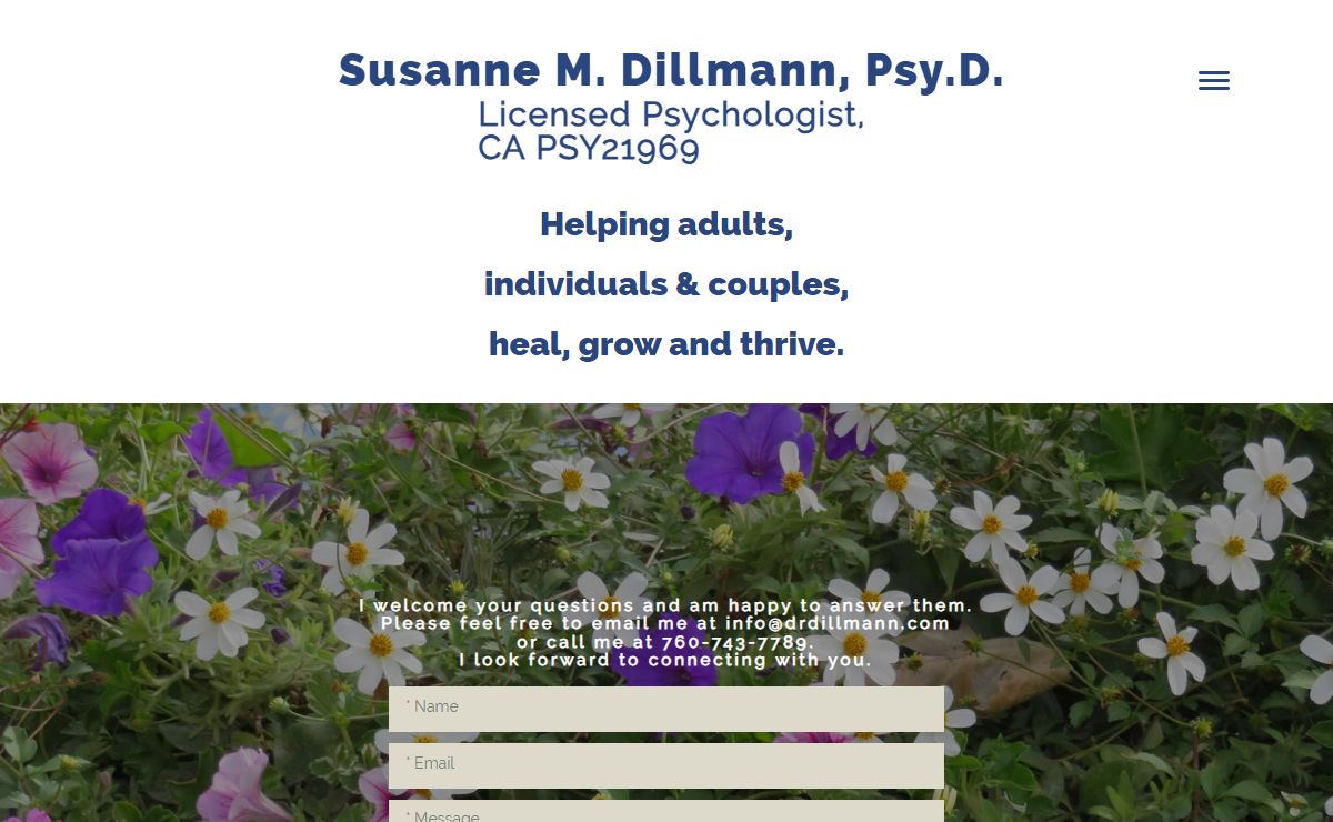 Susanne M Dillmann Psy.D.