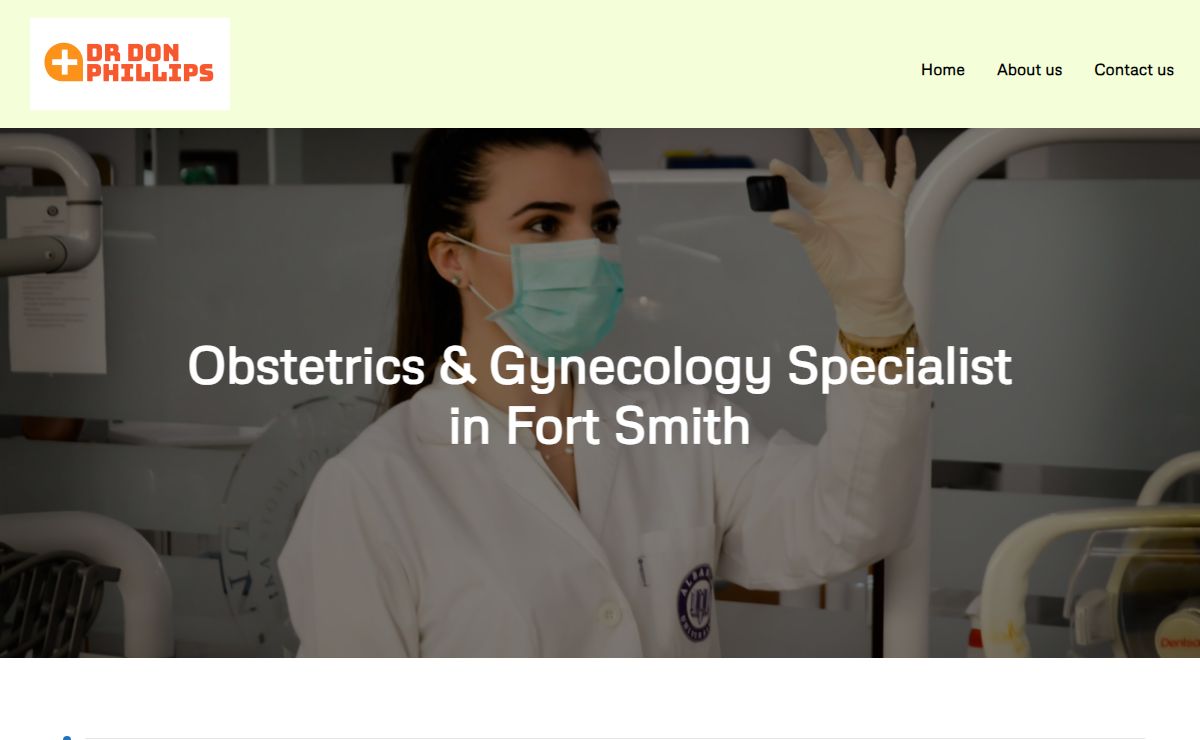 Dr don phillips – Obstetrics & Gynecology Specialist in Fort Smith